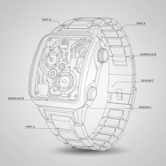 Контурный рисунок продукта, линии четкие, фон нейтральный, высокая детализация, фотореализм, 4K