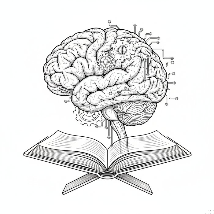 Контурный черно-белый рисунок учебного объекта, линии четкие, фон светлый, высокая детализация, фотореализм, 4K