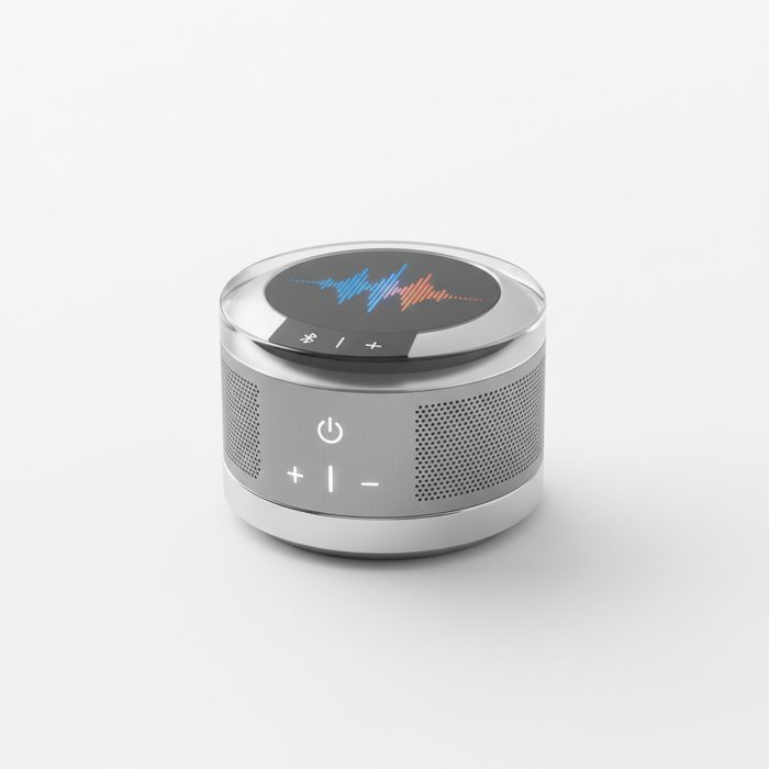 фотография стильного электронного гаджета на белом фоне, без лишних отражений, естественное освещение, высокая детализация, фотореализм